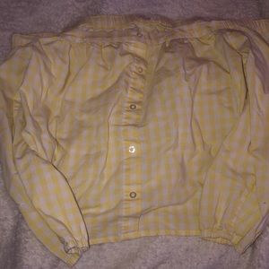 Off the shoulder blouse